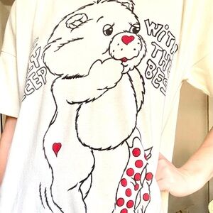 Vintage 1980s Care Bear Sleep Shirt Tee Shirt
